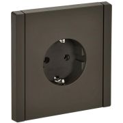 Розетка СП FORTE&PIANO FP314 16А с заземл. без защ. шторок безвинт. крепл. сер. IEK FP-R11-16-1-K03