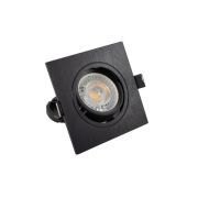 Светильник 10Вт GU5.3 IP20 LED встраив. пластик черн. DENKIRS 529037