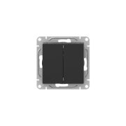 Выключатель проходной 2-кл. СП Эпика механизм черн. EKF UP1-SWB-21