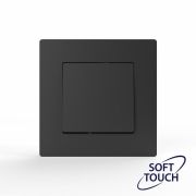 Переключатель перекрестный 1-кл. СП Pixel IP20 механизм карбон TOKOV ELECTRIC TKE-PX-P1R-C14