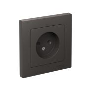 Розетка AtlasDesign без заземл. 16А в сборе базальт SE ATN001440