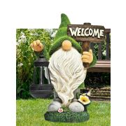 Светильник садовый «Гномик» 15х15х36 тепл. бел. на солнечн. батарее аккум. AA NI-MH 600мА.ч КОСМОС KOC_SOL249_G1