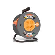 Удлинитель на катушке 4х30м без заземл. 6А IP20 ВЕМ-250 ПВС 2х0.75 термозащита UNIVersal 9634148