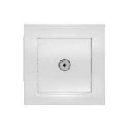 Розетка телевизионная TV 1-м СП Бриллиант бел. UNIVersal 7947571