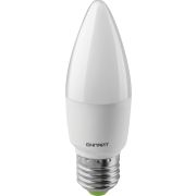 Лампа светодиодная 61 961 OLL-C37-10-230-6.5K-E27-FR 10Вт свеча 6500К холод. бел. E27 1000лм 176-264В ОНЛАЙТ 61961