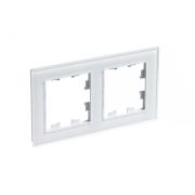 Рамка 2-м AtlasDesign Nature стекло бел. SE ATN320102