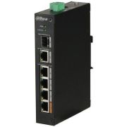 Коммутатор неуправляемый DH-PFS3106-4ET-60 4х100Мбит 1G 1SFP 3PoE+ 60Вт Dahua 1365854