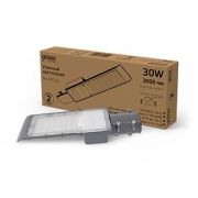 Светильник светодиодный Avenue ДКУ 30Вт 3000К IP65 3000лм 190-250В 316х130х57мм уличный КСС «Ш» черн. GAUSS 629534130