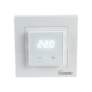 Термостат программируемый 3.6кВт 16А для теплых полов с датчиком температуры пола с возможн. установкой в рамку Legrand Valena и Schneider Unica бел. Extherm ET62(43)