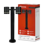 Светильник НБУ P600R-ЦИЛИНДР-2GX53-NL-BL IP65 600мм уличный напольн. под лампу GX53 алюм. черн. IN HOME 4690612052939