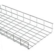 Лоток проволочный усиленный 400х100 L3000 сталь 4мм оцинк. IEK CLWG10-100-400-3