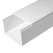 Кабель-канал 80х60 L2000 с двойн. замком бел. Промрукав PR.0580601